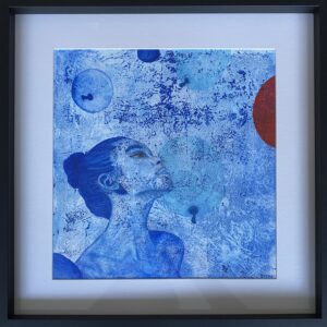 Femme et Ballon rouge